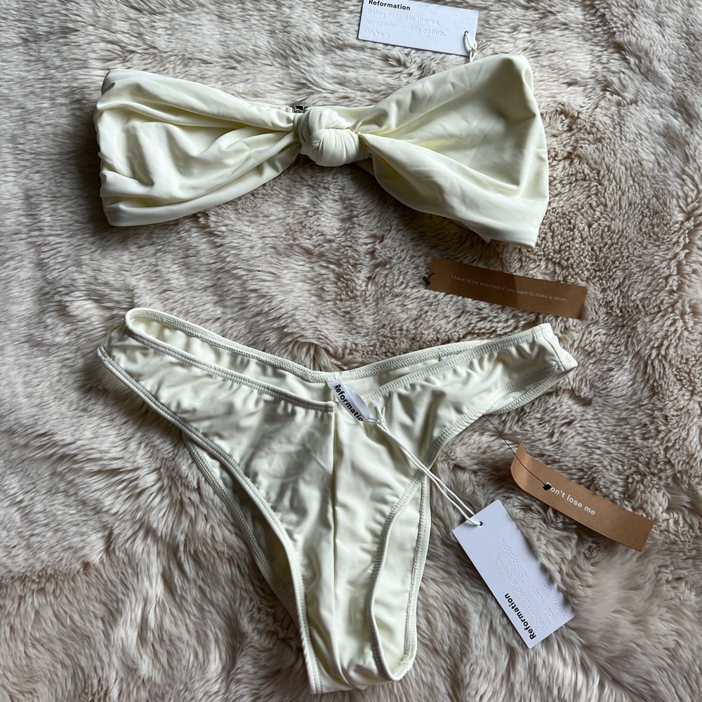 Reformation Hadley Bikini Top + Matador Bikini Bottom Set